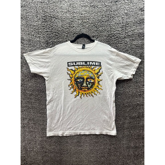 Tultex Other - Sublime Sun 2006 Graphic Logo‎ Pre-Shrunk Short Sleeve T-Shirt White Mens Size L